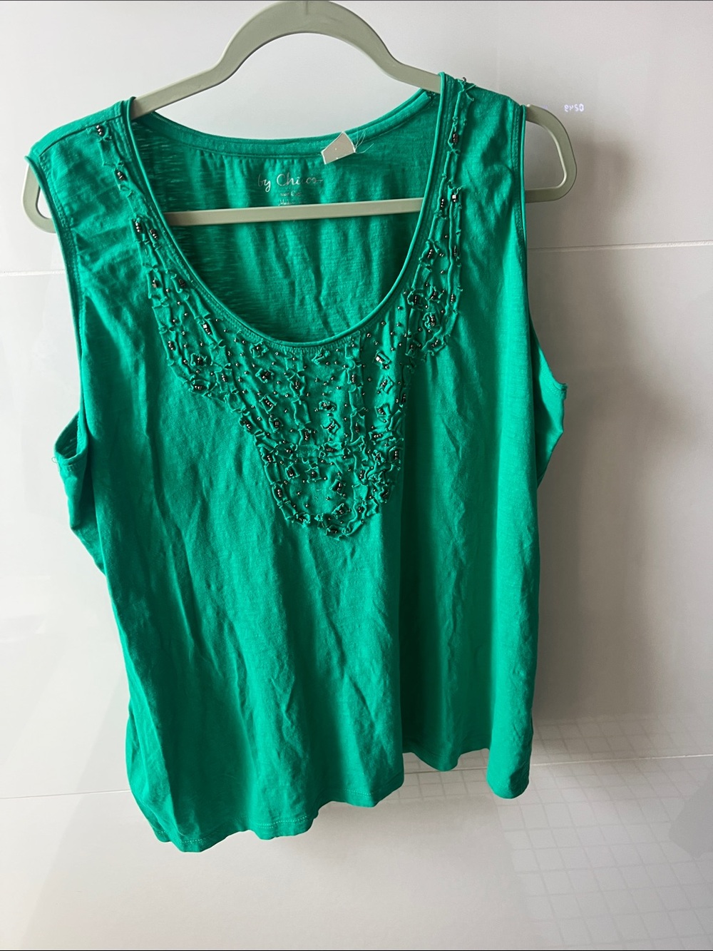 Chico’s embellished tank top 3